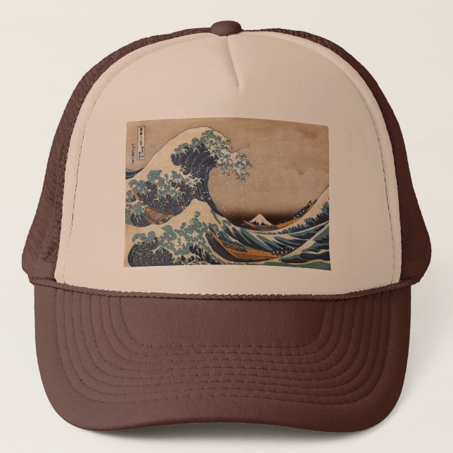 Casquette La Grande Vague au large de Kanagawa (Devant)