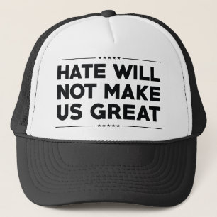 Casquette La haine ne rendra pas les USA grands