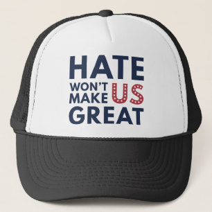 Casquette La haine ne va pas nous rendre grand