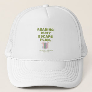 Casquette La lecture est mon plan d'évasion - Conception de