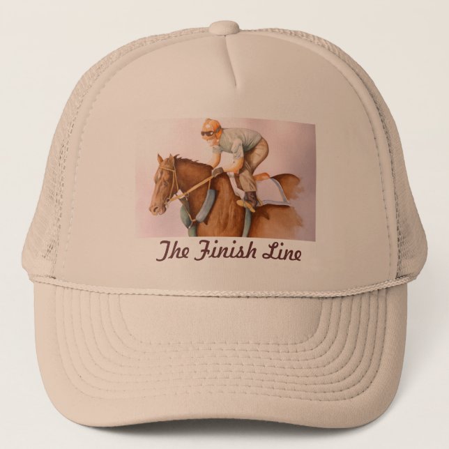 Casquette La ligne d'arrivée (Devant)
