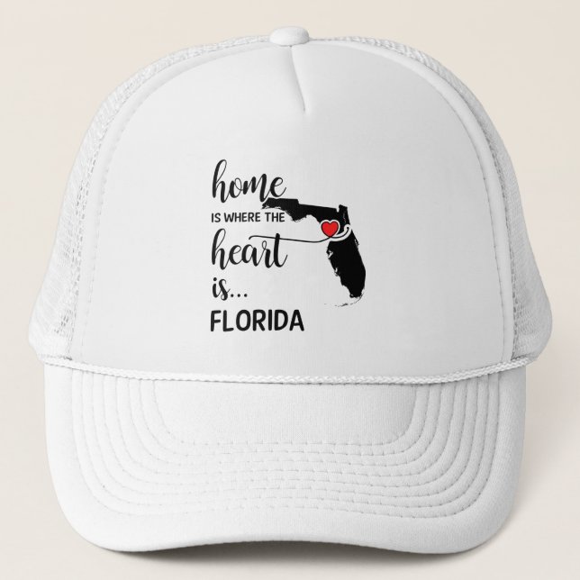 Casquette La maison de Floride est le coeur (Devant)