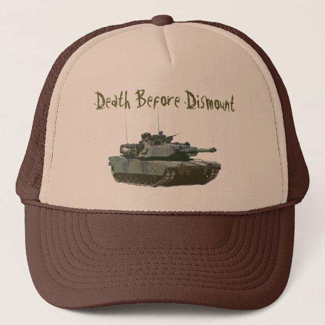 Casquette La mort avant démontent (Devant)