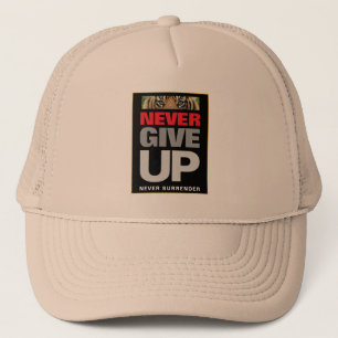 Casquette La motivation n'abandonne jamais la reddition de K