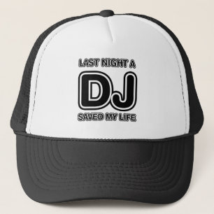 Casquette La nuit dernière le DJ a sauvé ma vie - musique