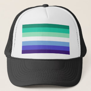 Casquette La palette de drapeau des hommes gays trans-inclus