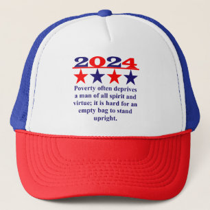 Casquette La Pauvreté Prive Souvent Un Homme - Citation Poli