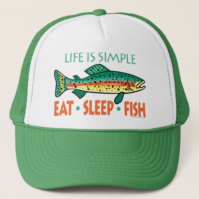 Casquette La pêche amusante qui dit (Devant)