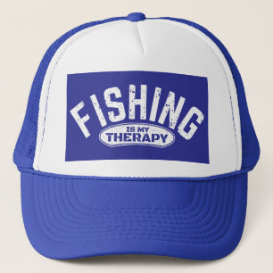 Casquette la pêche est ma thérapie idées cadeaux drôles pour