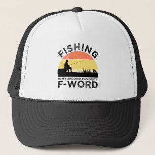 Casquette La Pêche Est Mon Deuxième Mot F Préféré