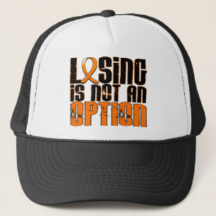 Casquette La perte n'est pas une leucémie d'option
