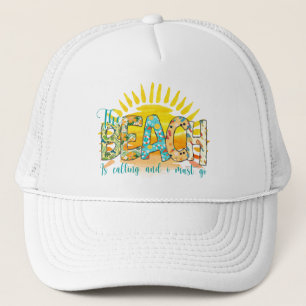 Casquette La Plage Appelle   Coucher de soleil