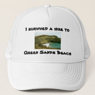 Casquette La plage de sable vert de Hawaii
