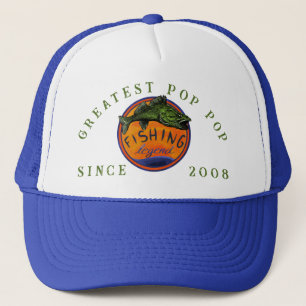 Casquette La plus grande légende de pêche Pop Pop