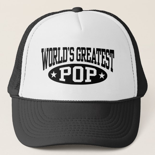 Casquette La plus grande pop du monde (Devant)