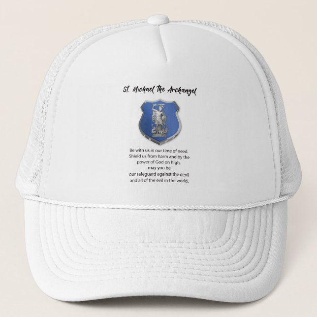 Casquette La prière de saint Michael Archangel Penser à vous (Devant)