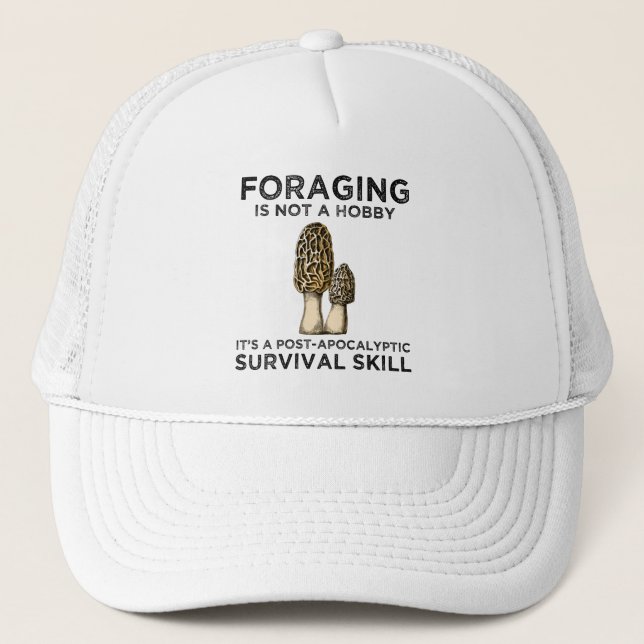 Casquette La Recherche N'Est Pas Un Chasseur De Champignons  (Devant)