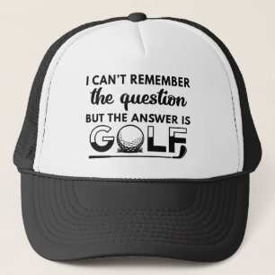 Casquette La Réponse Est Le Golf