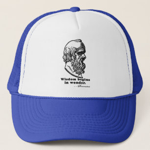 Casquette La sagesse commence dans le T-shirt de citation de
