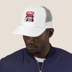 CASQUETTE LA SCIENCE EST LE NOUVEAU ROCHER DE PUNK