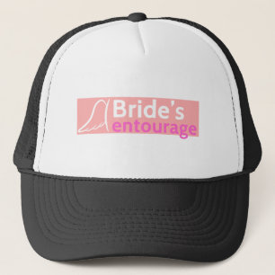 Casquette La suite de la mariée avec des ailes d'ange