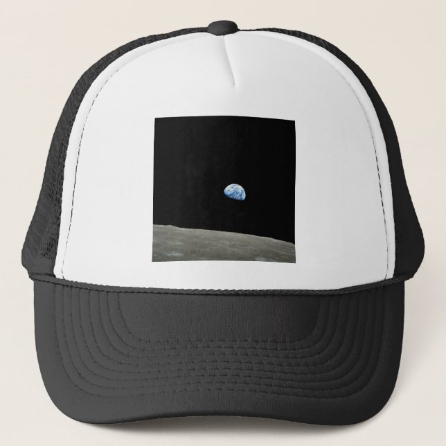 Casquette la terre de l'univers lune (Devant)