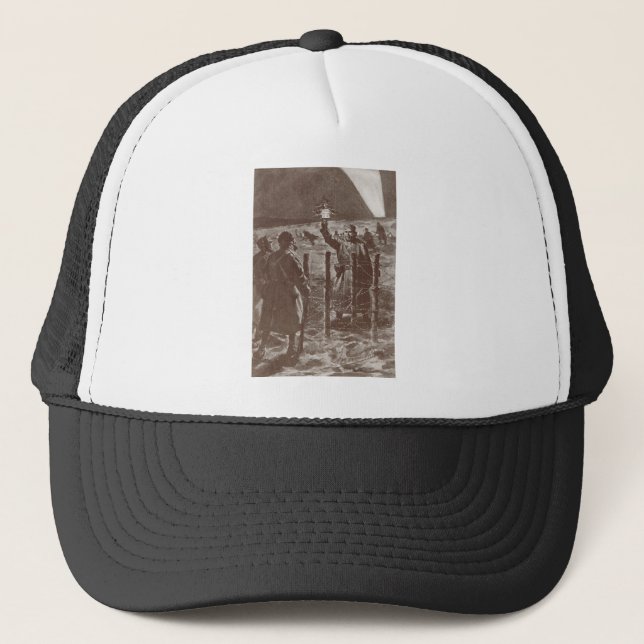 Casquette La trêve de Noël de 1914 pendant la première guerr (Devant)