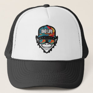 Casquette La vie de papa funky singe