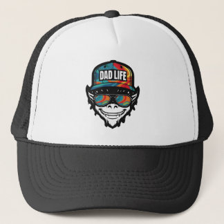 Casquette La vie de papa funky singe
