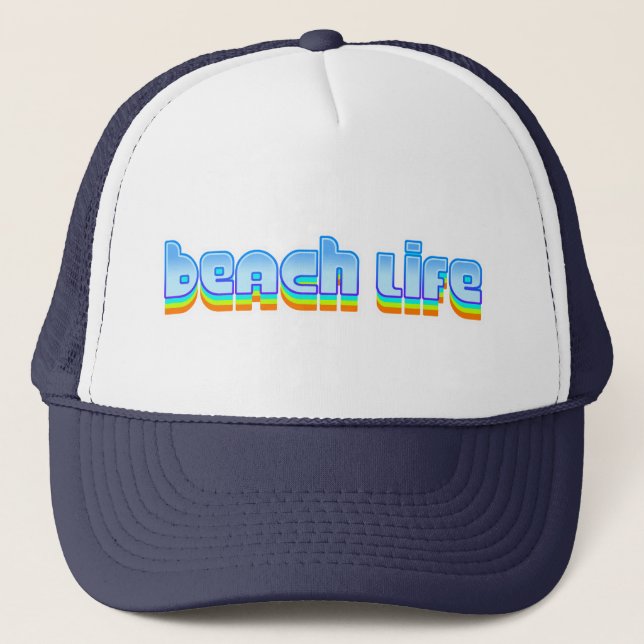 Casquette La vie de plage (Devant)