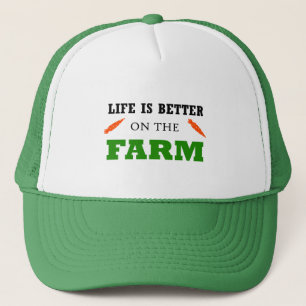 Casquette La vie est meilleure à la ferme