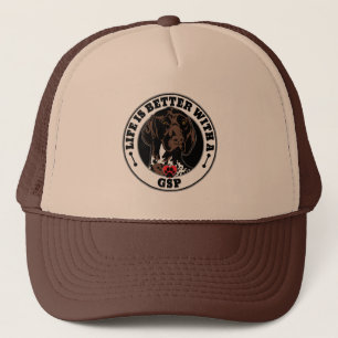 Casquette La Vie est meilleure avec une race de chiens du SP
