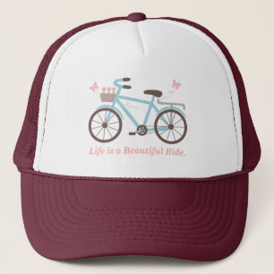 Casquette La vie est une belle balade Vélo Vie Citation