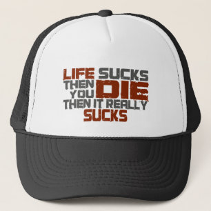Casquette La vie suce