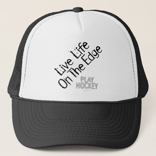 Casquette La vie sur le bord (hockey de jeu) (Devant)