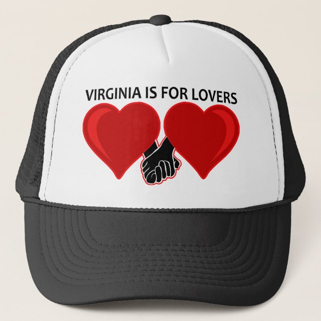 Casquette La Virginie est pour des amants (Devant)