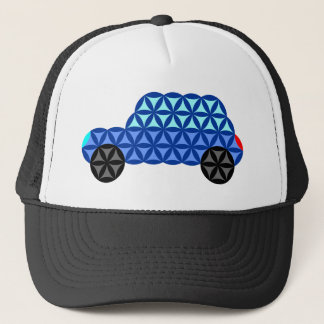 Casquette La Voiture De Vie - Formes Sacrées B1, Bleu.