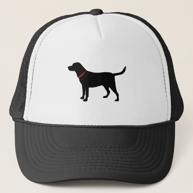 Casquette laboratoire noir, labrador retriever (Devant)