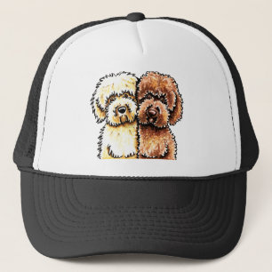 Casquette Labradoodures au chocolat à la crème