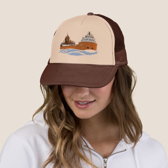 Casquette Lac Freighter Kaye E. Barker (En situation)