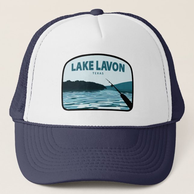 Casquette Lac Lavon Texas Fishing Rod (Devant)