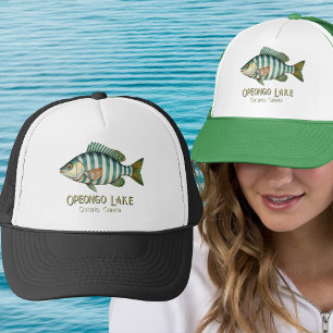 Casquette Lac Opeongo Ontario Canada nautique poisson