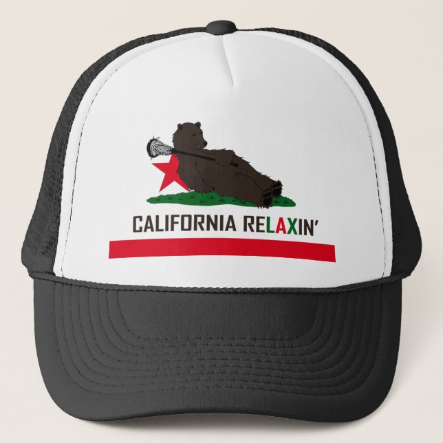 Casquette Lacrosse d'ours de la Californie (Devant)