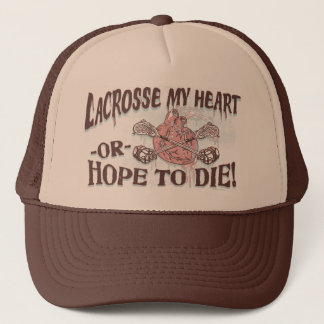 Casquette Lacrosse ma vitesse relâchée de coeur