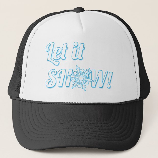 Casquette laisser la neige (Devant)