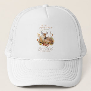 Casquette Laissez les choses passer l'automne
