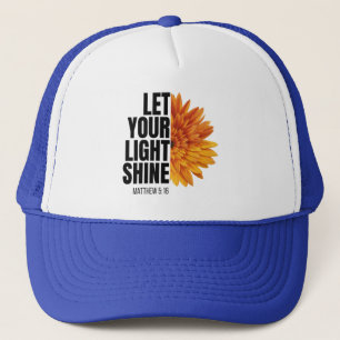 CASQUETTE LAISSEZ VOTRE CHAUFFAGE DE TRUCKER DE LUMIÈRE