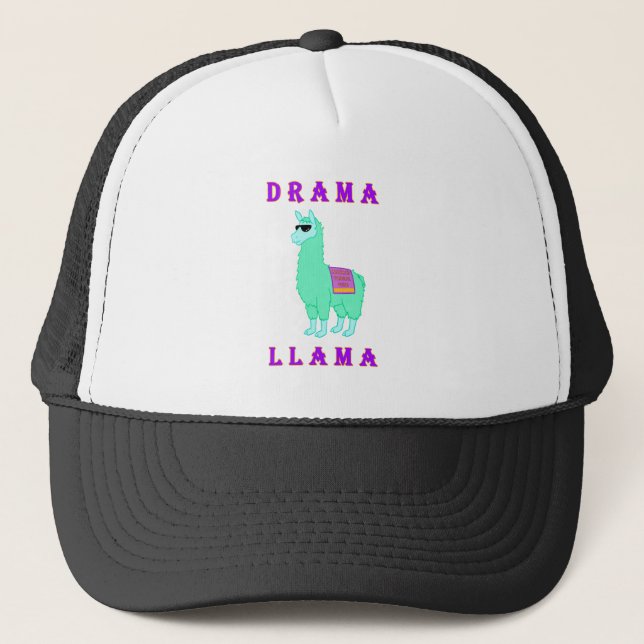 Casquette Lama de drame - troupe 7056 (Devant)
