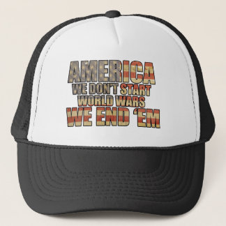Casquette L'Amérique - nous finissons des guerres mondiales