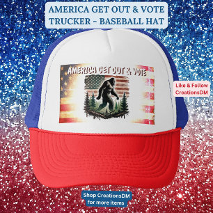 CASQUETTE L'AMÉRIQUE SORT ET VOTE